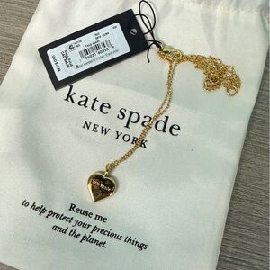 Brand new Kate Spade heart necklace